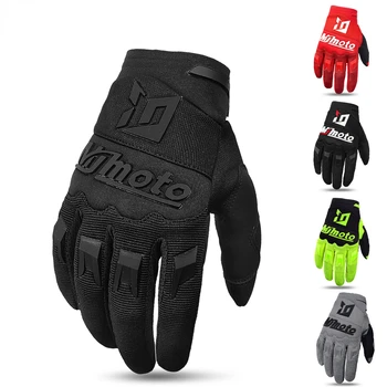 Перчатки для горных велосипедов MTB, перчатки для гонок на внедорожных мотоциклах, перчатки для верховой езды с длинными пальцами