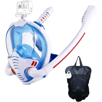 Маска для плавания с защитой от запотевания для взрослых и детей, защита от протечек, Маска для подводного плавания с широким обзором, маска для подводного плавания с камерой