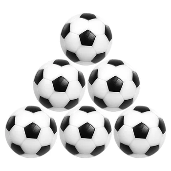 6 Шт. Футбольные мячи для детей, маленькие футбольные мячи для настольного футбола, украшения, игрушки для детей