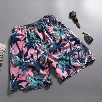 Шорты для серфинга, пляжные брюки, мужские повседневные шорты большого размера, Корейская версия с принтом