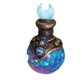 Новая креативная бутылка Mermaid Halo Magic Moon для настольного исследования, аксессуары для поделок из смолы